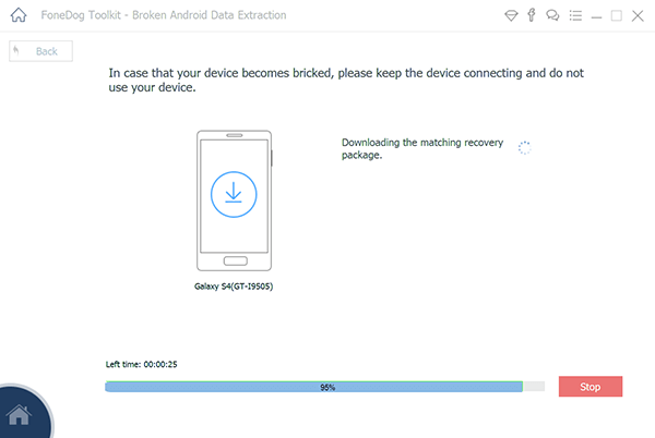 下载恢复包以从 Bricked Samsung 中检索消息