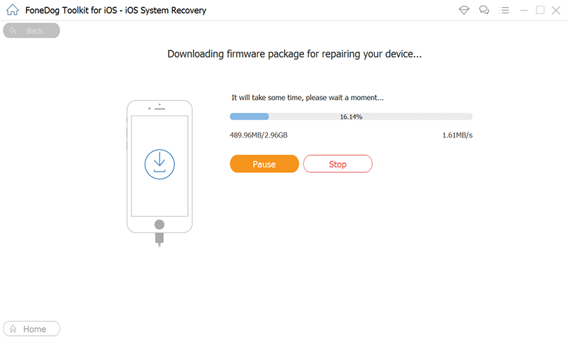 修复“iPhone 14无法开机”的问题 – FoneDog iOS系统恢复：下载固件