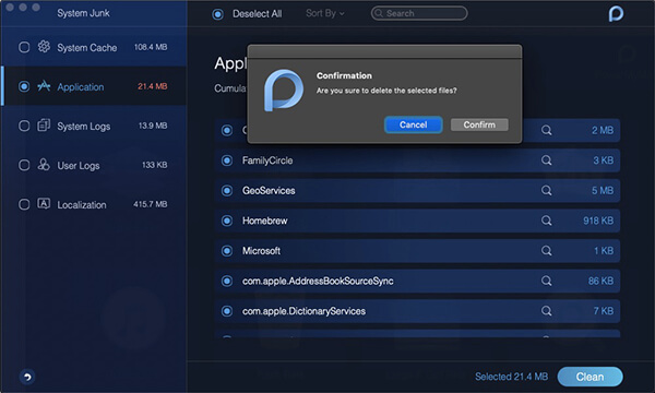 系统垃圾应用程序缓存删除