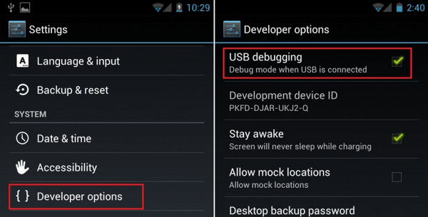 Android USB调试3.0-4.1