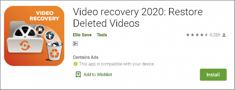 使用Video Recovery 2020从Android免费恢复已删除的视频