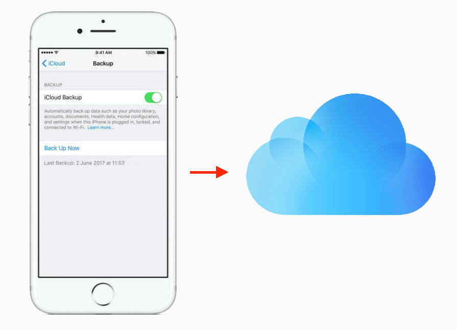 备份iPhone到icloud的