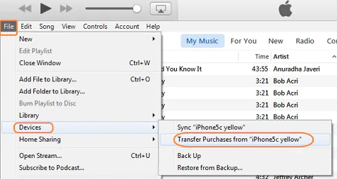 使用 iTunes Free 将 MP3 从 iPhone 传输到计算机