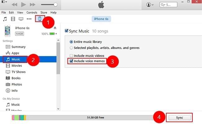 如何使用 iTunes 在 iPhone 上备份语音备忘录