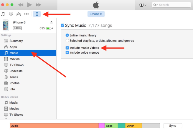 在 iTunes 中查找语音备忘录