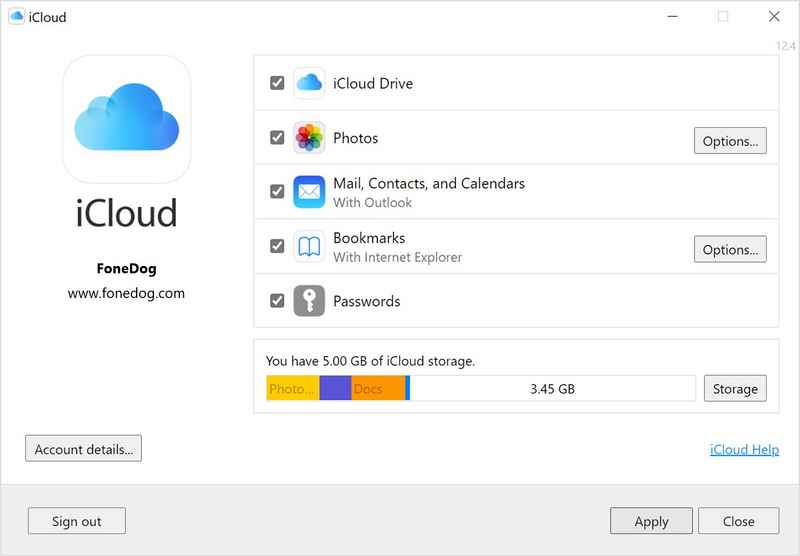 检查购买的 iCloud 存储是否出现