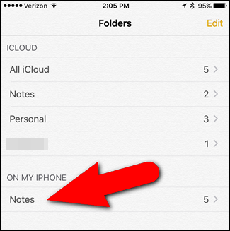 修复 iPhone 笔记不同步: 将笔记移动到 iCloud