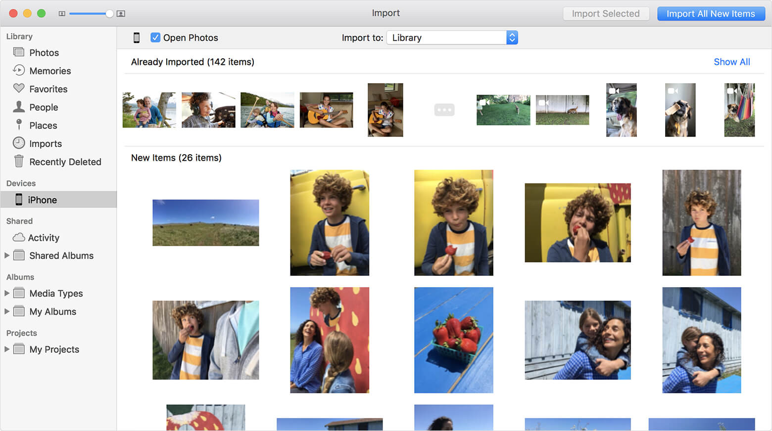 如何将所有照片从iPhone下载到Mac