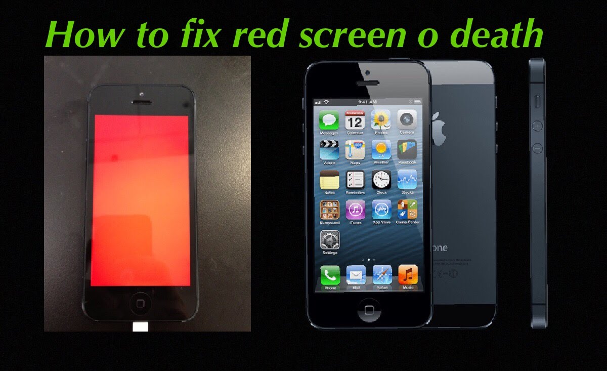 修复红屏死机 Iphone