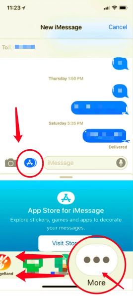 手动从 iPhone 中删除 iMessage 应用程序