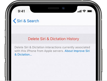 清除 iPhone 上的 Siri 搜索历史记录