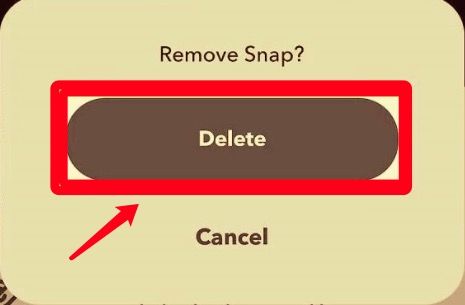 手动从记忆中删除 Snapchat 图片