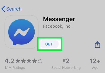 通过 App Store 安装 Messenger