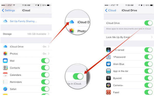 使用 iCloud 将文件传输到您的 iPhone