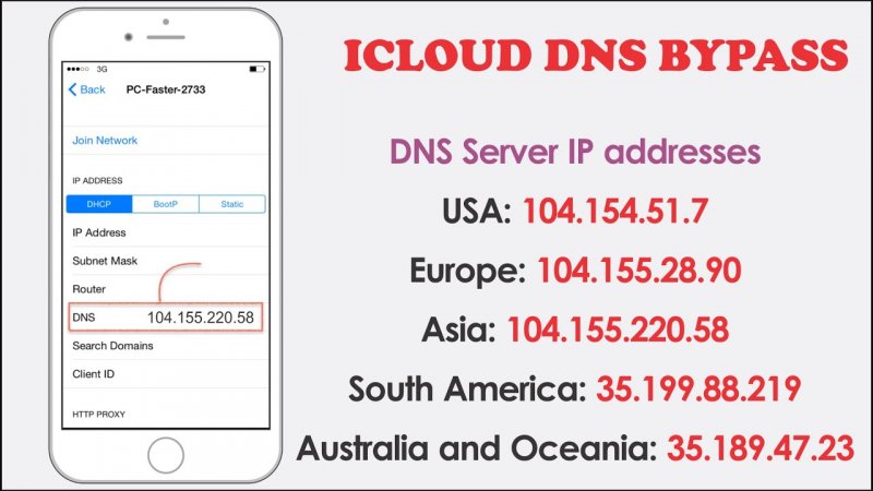 如何使用iCloud绕过DNS解锁iPhone