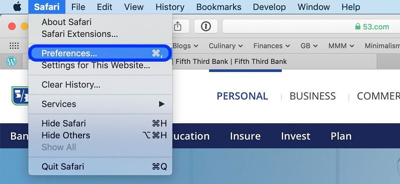 允许在Mac Safari上使用Pop Ups
