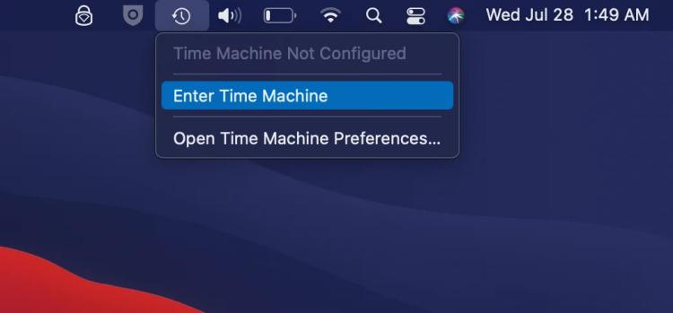 使用 Time Machine 从 Mac 计算机恢复照片