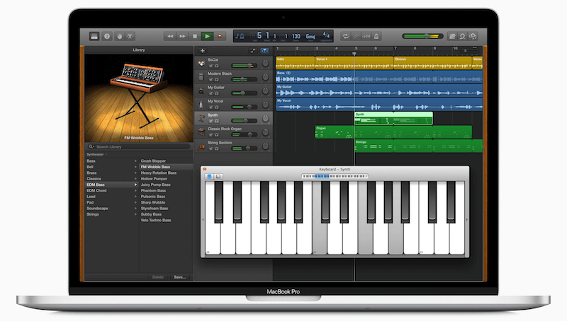 在Mac Garageband上录制音频