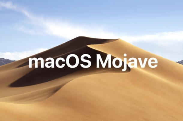 什么新的Macos Mojave Mojave