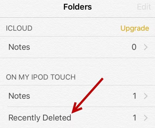 使用最近删除的文件夹在不备份的情况下恢复 iPhone 上已删除的笔记