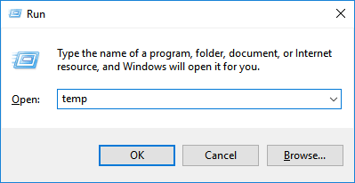 删除您的临时文件夹以在 Windows 10 电影和电视应用程序不工作时进行修复