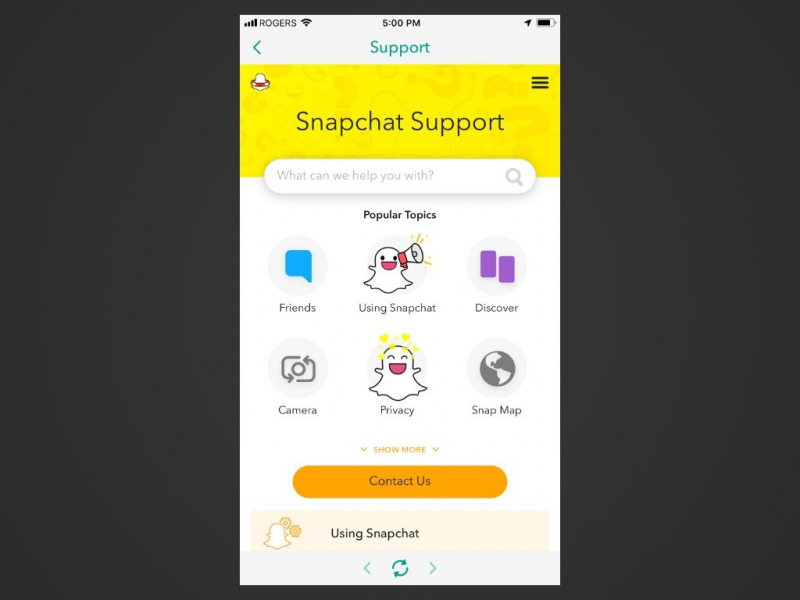 联系 Snapchat 支持团队，在 iPhone 上恢复已删除的 Snapchat 照片