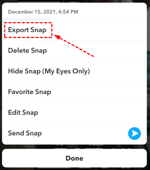 使用 Snapchat 应用程序的回忆功能在 iPhone 上恢复已删除的 Snapchat 照片
