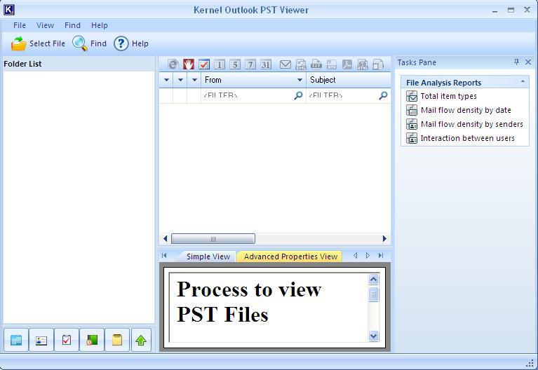 使用内核 Outlook PST 查看器打开没有 Outlook 的 Outlook 数据文件