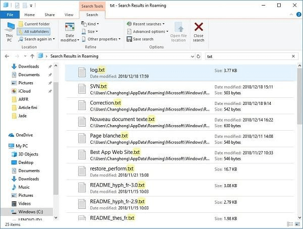从AppData文件夹中恢复未保存的记事本文件