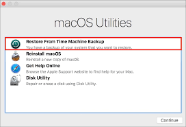 从 Time Machine 备份恢复 Mac