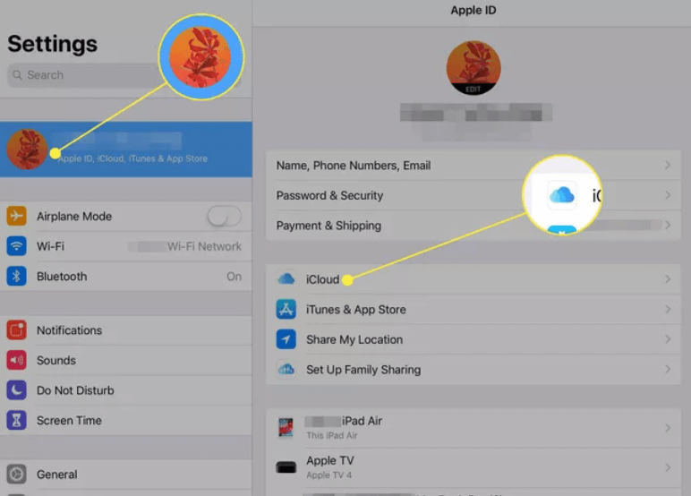 使用 iCloud 将 iPhone 同步到 iPad