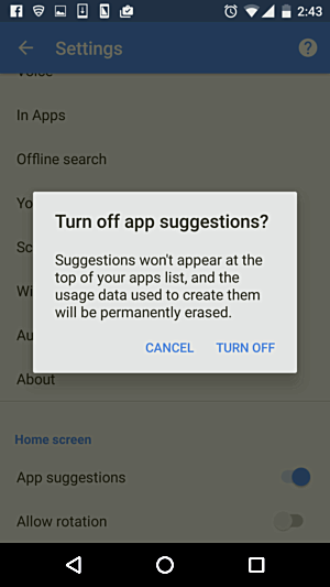 关闭应用程序建议以解决我的音量不断降低的问题Android