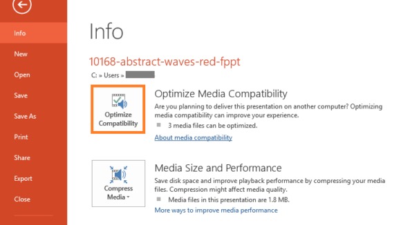 使用您的媒体兼容性功能修复 PowerPoint 编解码器不可用