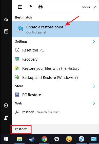 启用系统还原以在 Windows 10 中恢复已删除的驱动程序