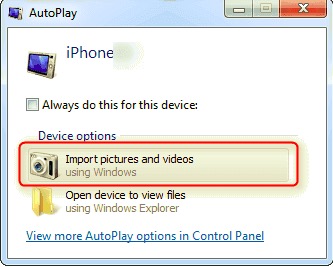 使用 Windows 将照片从 iPhone 传输到硬盘