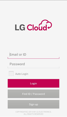 使用LG Cloud传输LG文件