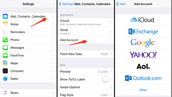 使用Gmail将笔记从iPhone转移到Android