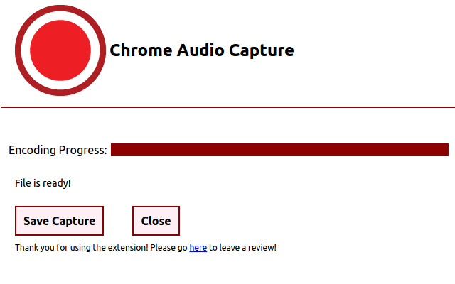 关于 Chrome 音频捕获