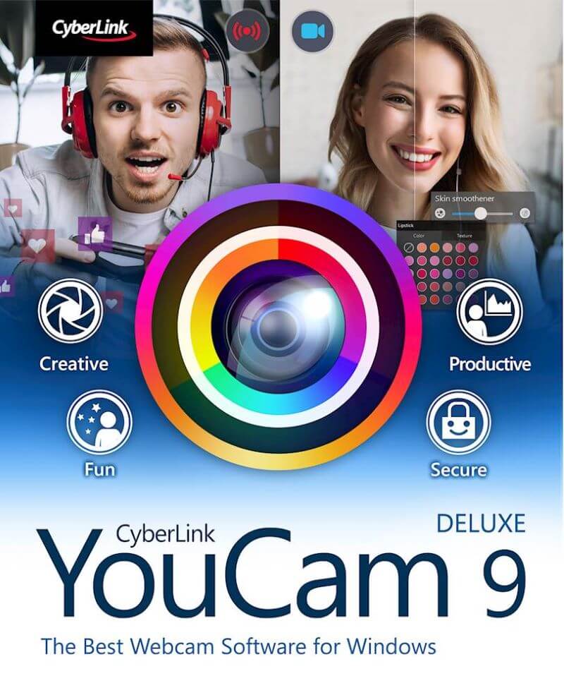 适用于 Windows 10 的 YouCam 网络摄像头录制软件