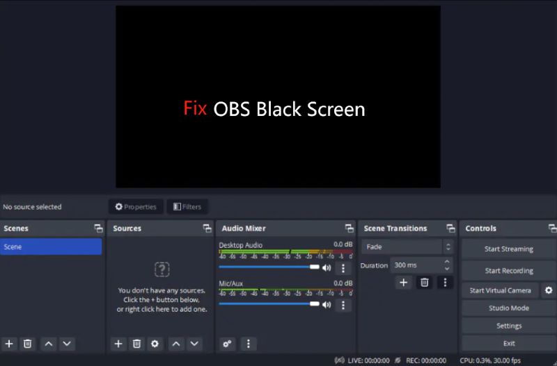 为什么以及如何修复 OBS 录制黑屏