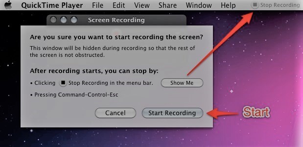 适用于 MacOS 的网络摄像头录制软件 - QuickTime Player