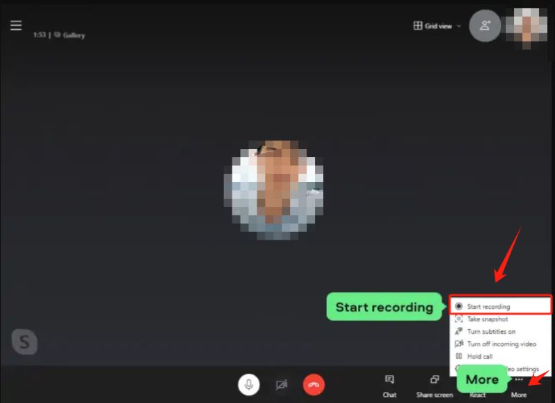 在 Mac 上录制 Skype 视频通话