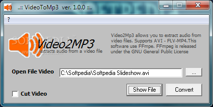 如何使用 Video4MP2 从 MP3 中提取音频
