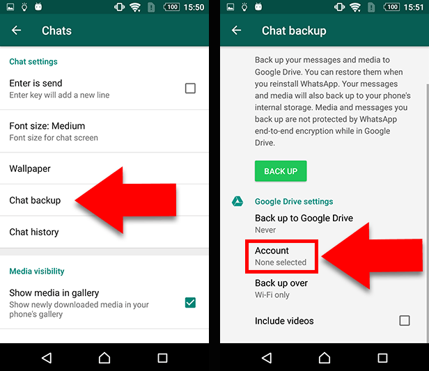 将 WhatsApp 消息下载到 Android