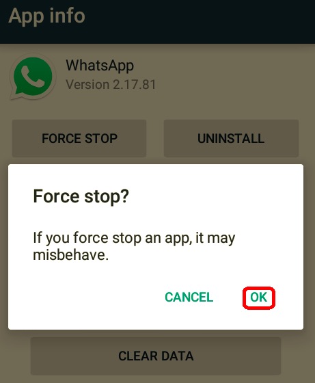 强制关闭 WhatsApp 以修复 WhatsApp 不响应问题