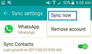 重置 WhatsApp 同步以修复不显示问题的联系人