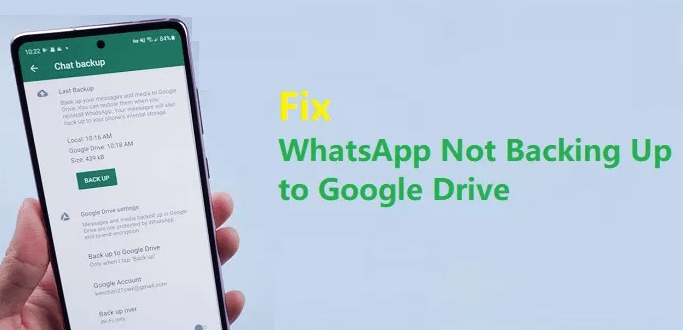 WhatsApp Google 云端硬盘备份不工作