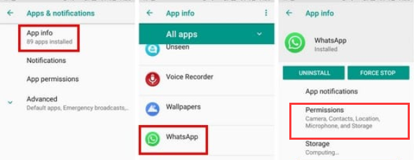 允许 WhatsApp 的重要权限
